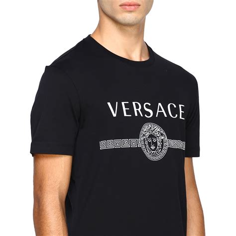 camiseta versace negra hombre|camiseta Versace hombre.